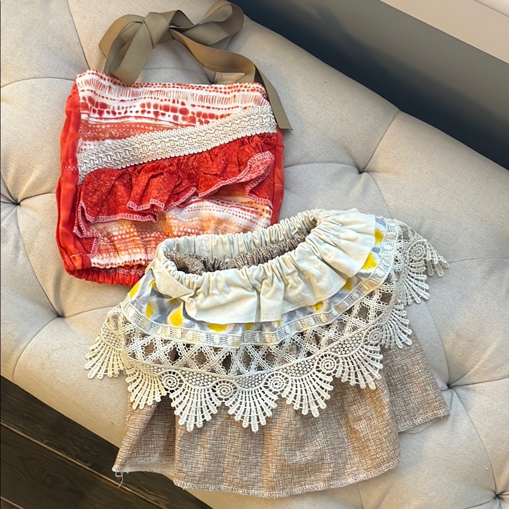 Infant Hand Made Moana Costume ~6-12mo 3 pieces NWOT